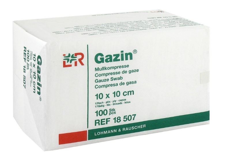 Mullkompresse Gazin, 100 Stück Produktbild Mullkompresse Gazin, 100 Stück