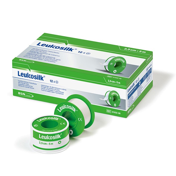 Leukosilk Fixierpflaster, ohne Schutzring Produktbild Leukosilk Fixierpflaster, ohne Schutzring